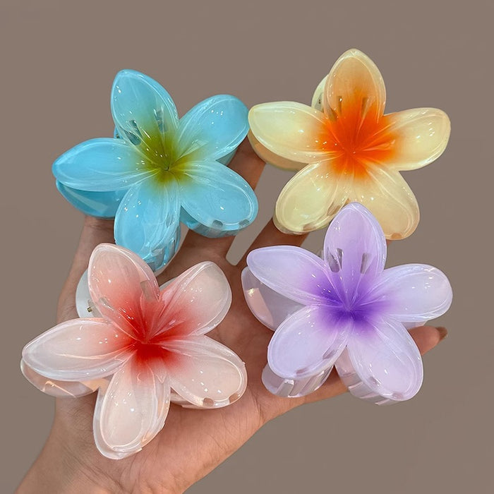 Wholesale Explosions Color Egg Flower Hair Clips