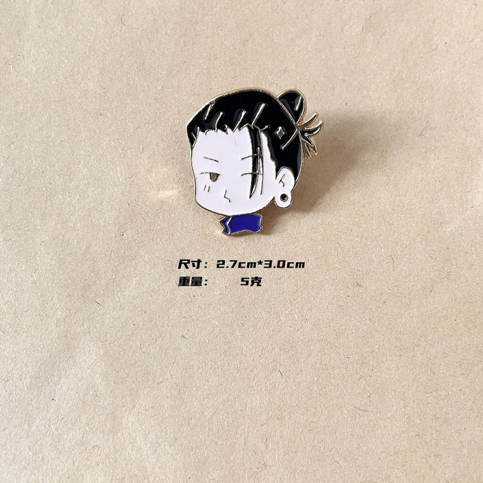 Wholesale Brooch, male and female student backpack, medal accessories, cute metal badge