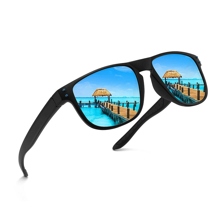 Wholesale Men's and Women's Outdoor Sports Polarized Sunglasses, Anti-Uv Driving Sunglasse  Rivet Style Casual Glasses