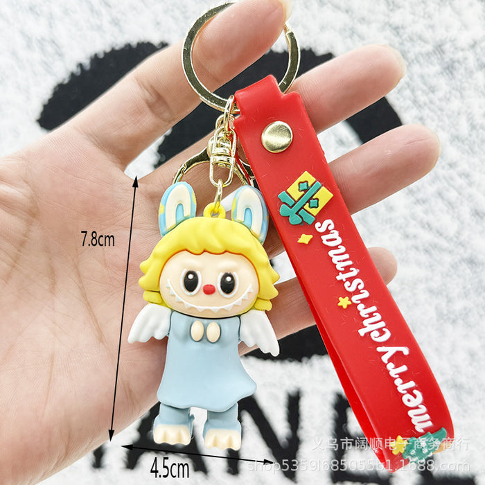 Wholesale Cartoon Christmas keychain pendant doll bag charm