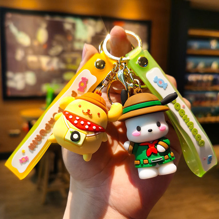 Wholesale Cartoon Doll Silicone Keychain JDC-KC-Tingm221