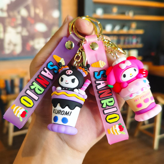 Wholesale Cartoon Ice Cream Key Chain