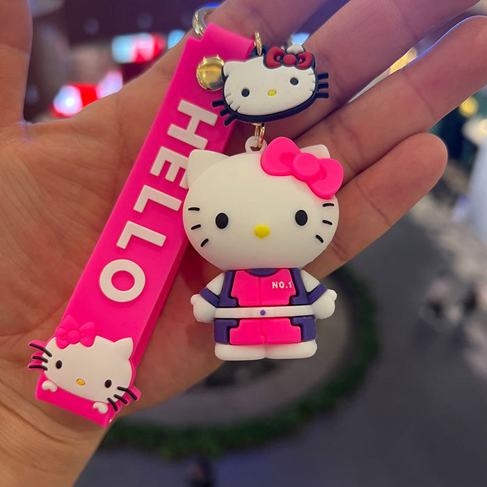 Wholesale Creative Silicone Doll PVC Keychain (F) JDC-KC-XingS010