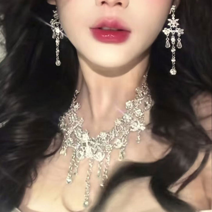 Wholesale Necklace Summer Clavicle Chain Bridal Wedding Dress Exaggerated Accessories