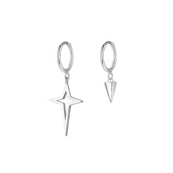 Wholesale Cross Star Asymmetrical Earrings JDC-ES-XDN011