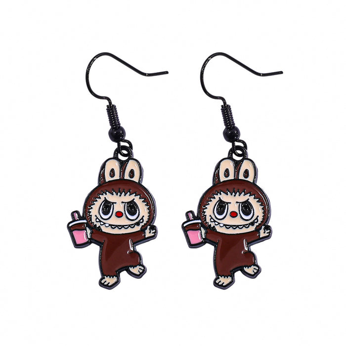 Wholesale Personality Peripheral Cartoon Oil Drop Earrings Creative Accessories