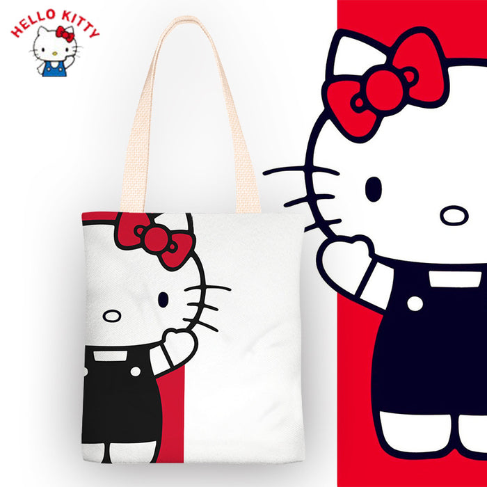 Wholesale Cartoon canvas shoulder bags in various colors
