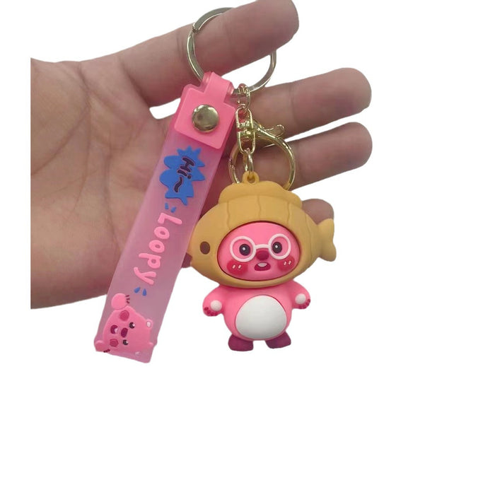 Wholesale Cartoon Doll PVC Keychain JDC-KC-LuoYan004