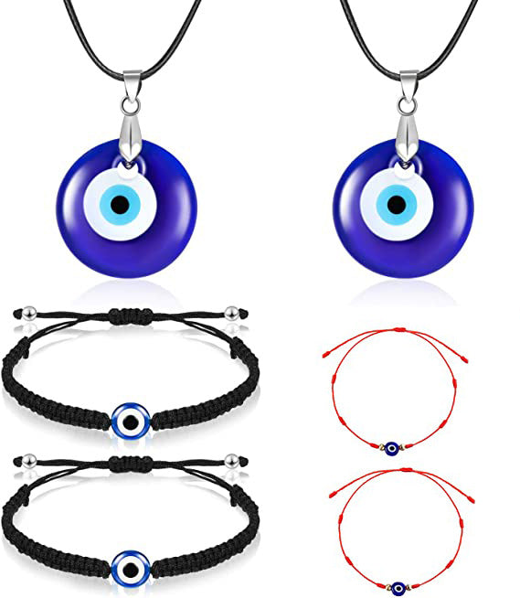 Wholesale Blue Eye Multi Style Mixed Set Devil's Eye Bracelet Hanging