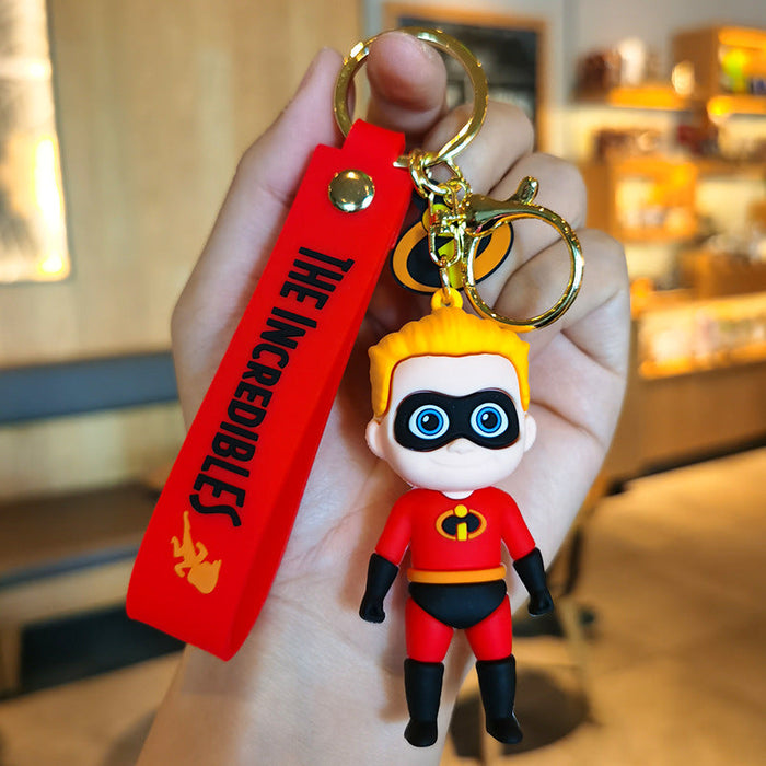 Wholesale silicone cute animation key chain （F） JDC-KC-YMeng015