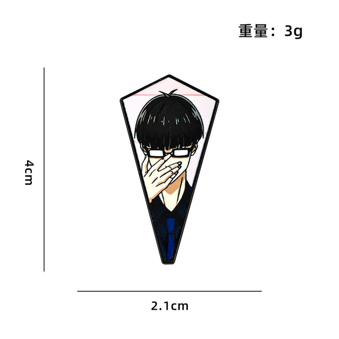 Wholesale Anime Printed Metal Brooch Pin Fashion Accessory For Backpacks And Clothing Anime Fan Gift