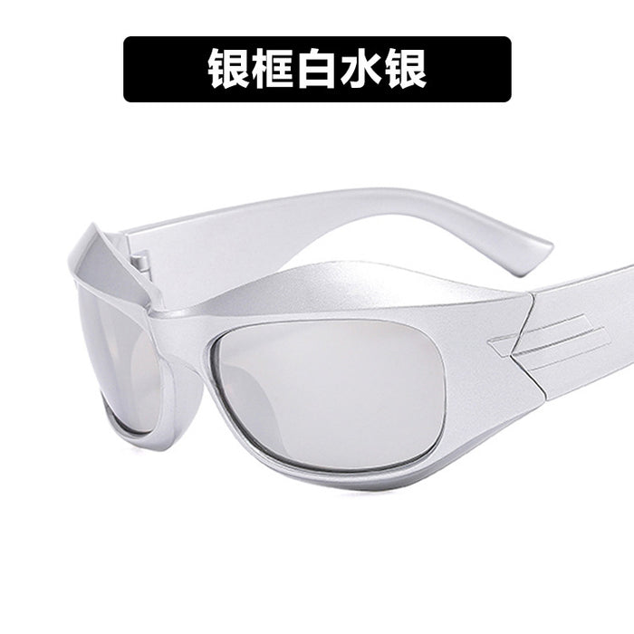 Wholesale Alien curved technology sunglasses trendy sunglasses sunglasses sunglasses