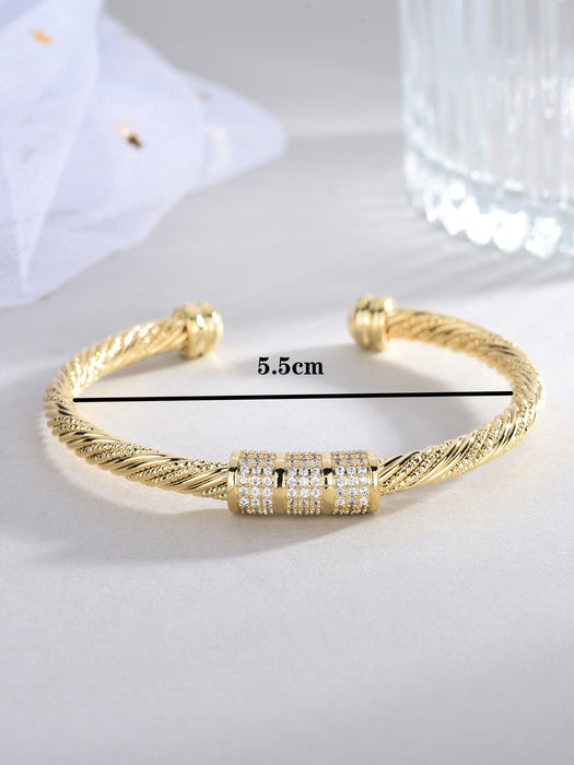 Wholesale Simple open adjustable gold sand bracelet for women,  fashionable and simple,  versatile bracelet