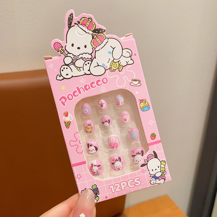 Wholesale Cute Cartoon Children's Plastic Nail Stickers JDC-NS-Hengy001