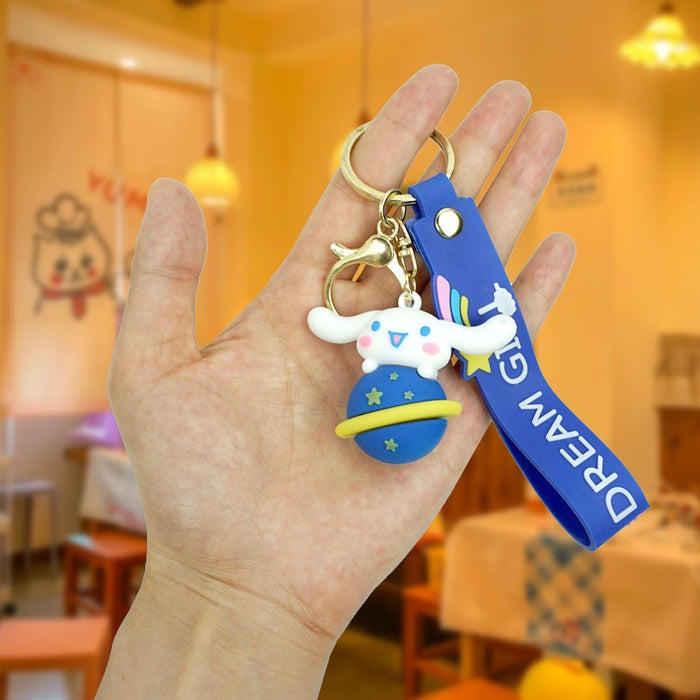 Wholesale Rubber Cartoon Doll Keychain JDC-KC-Yexiang018