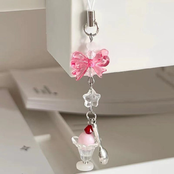 Wholesale mobile phone pendant handmade beaded headset pendant