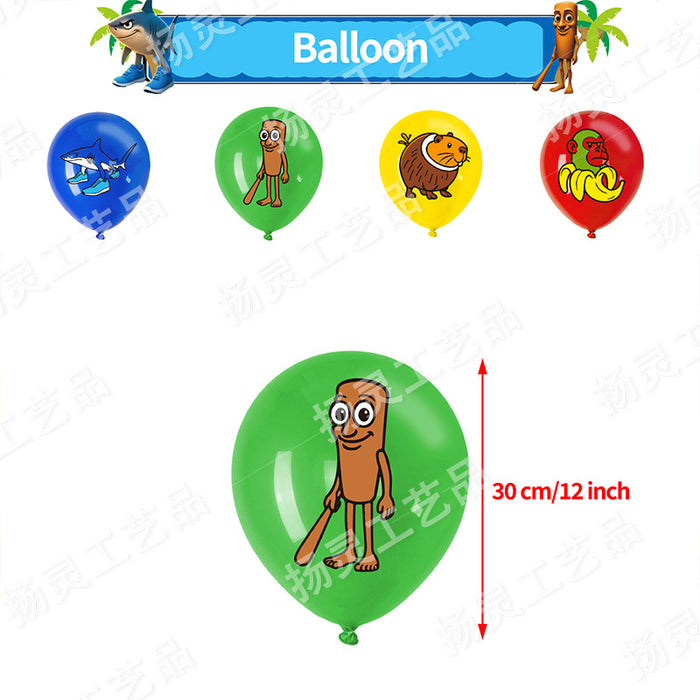 Wholesale American Classic of Mountains and Seas themed balloon decorations for a birthday party
