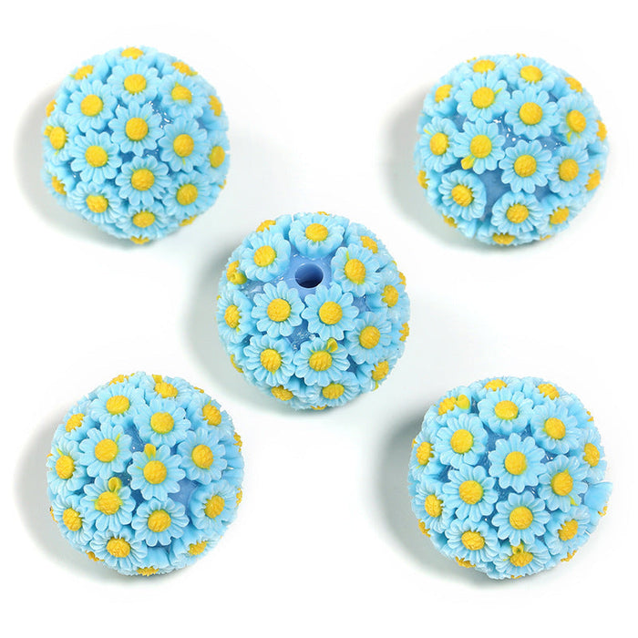 Wholesale 10PCS DIY Acrylic Flower Ball Balls JDC-BDS-BLinG001