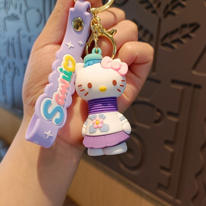 Wholesale Silicone Cartoon Doll Keychain JDC-KC-MingT152