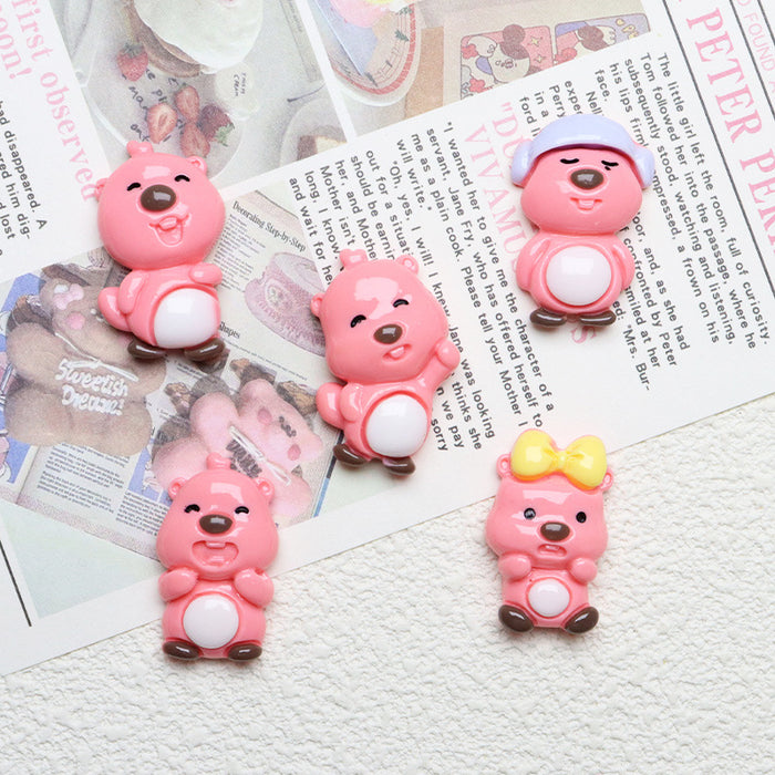 Wholesale 10PCS Cartoon 3D Doll Accessories DIY Resin Accessories JDC-FK-YaoL011