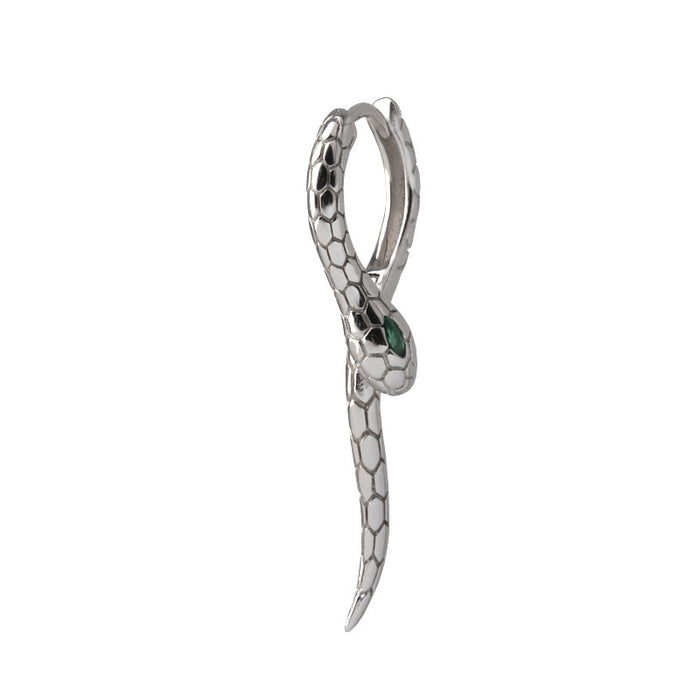 Wholesale Serpentine earrings, small snake earrings, ear bone clip, zircon snake head, ear clasp, no ear hole, ear clip
