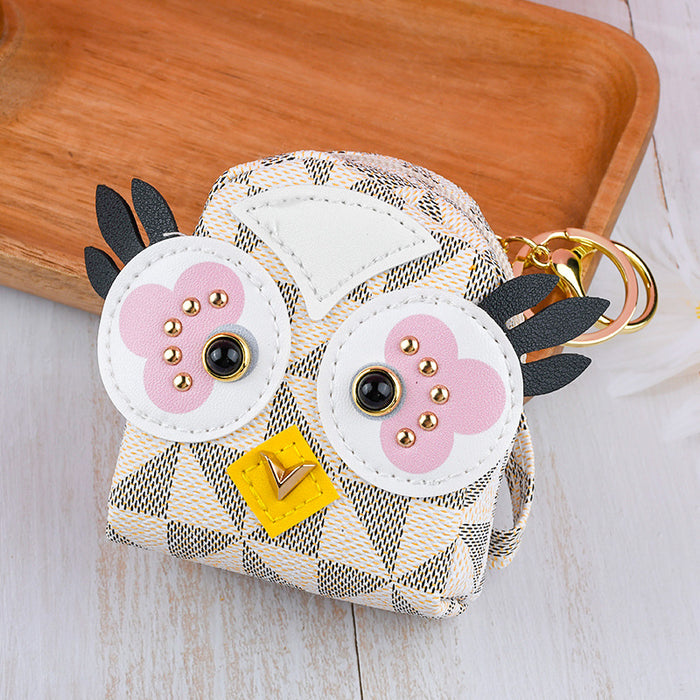 Wholesale PU Owl Key Pendant JDC-KC-DiPN001