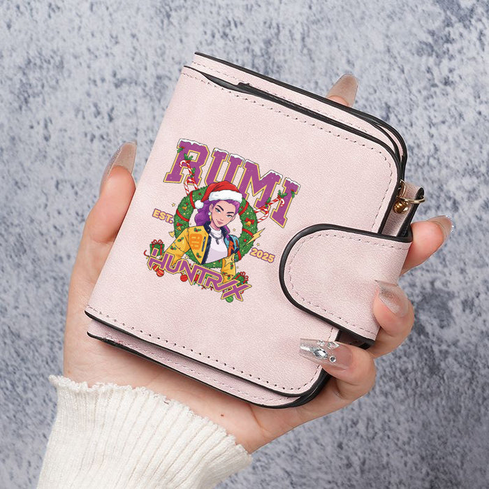 Wholesale PU Kpop Devil Hunter Wallet For Women Cute Multi Function Coin Card Holder Casual Everyday Use