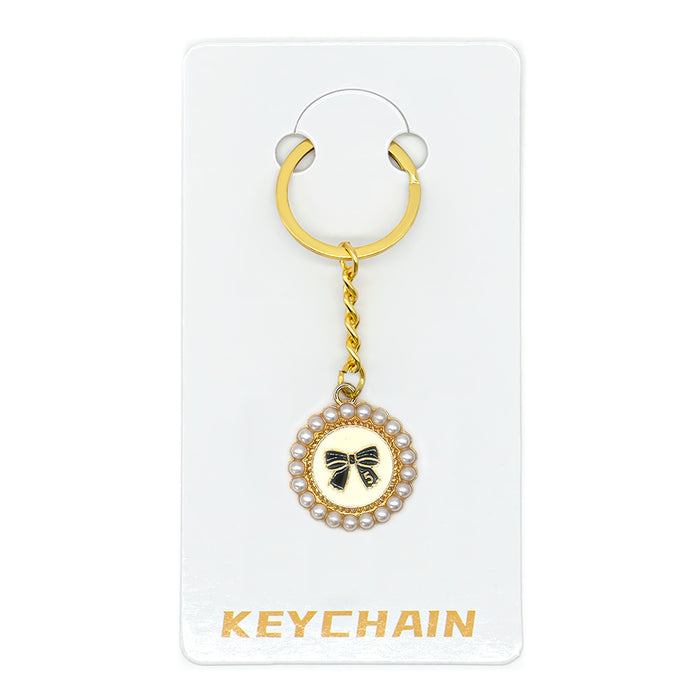 Wholesale Cartoon Christmas Metal Keychain Bag Charm Cute Holiday Gift Accessory