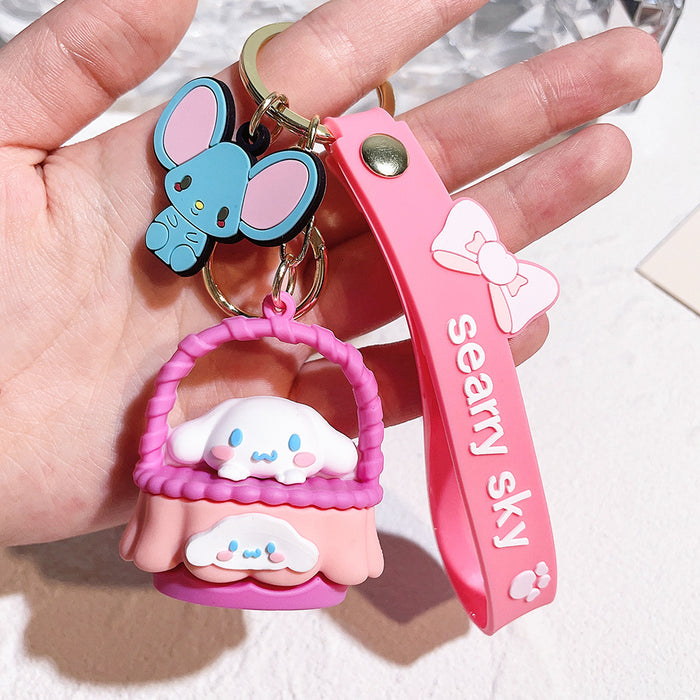 Wholesale Cartoon Silicone Doll Keychain JDC-KC-QiChao024