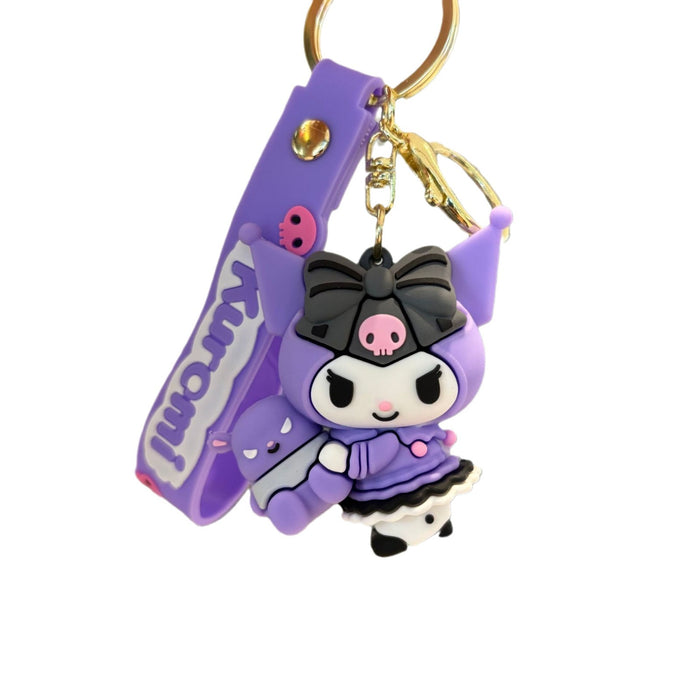 Wholesale Cartoon Silicone Anime Keychain JDC-KC-PengYu047