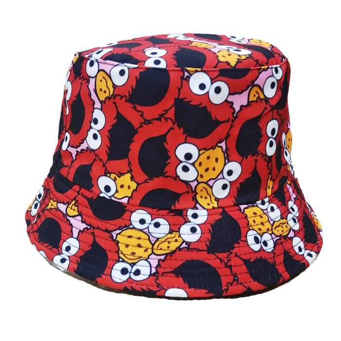 Wholesale Cartoon Print Cotton Bucket Hat JDC-FH-BoD017