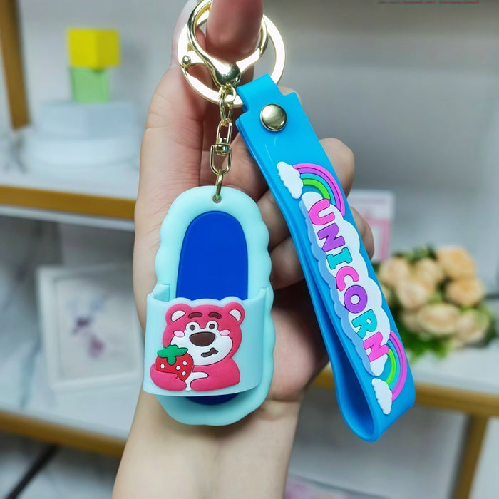 Wholesale Cartoon Slipper Keychain Fashion Decorative Gift for Birthday MOQ≥2