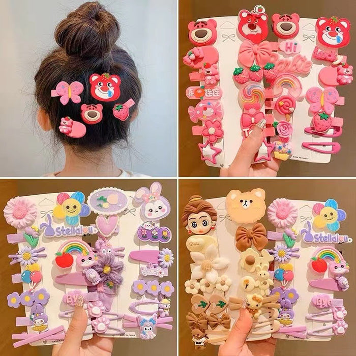 Wholesale Children Cartoon Hair Clip Set JDC-HC-Jiangx007