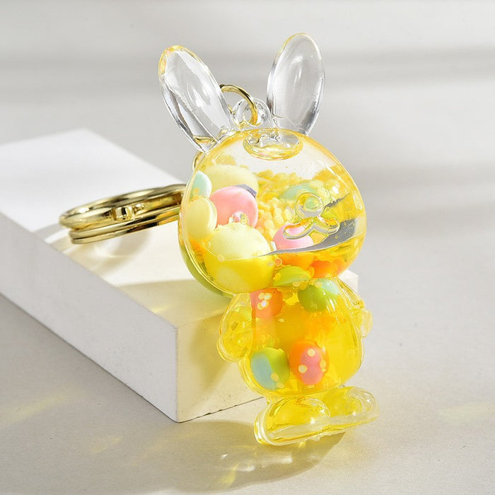 Wholesale Cute Beaded Sand Bottle Keychain