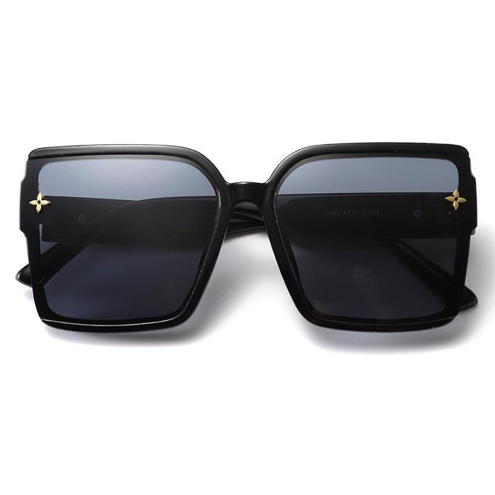 Wholesale Fashionable square frame sunglasses, versatile street photography sunglasses, UV resistant sun visors