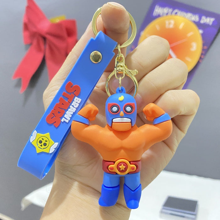 Wholesale Cute PVC cartoon character keychains