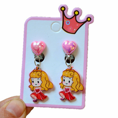 Wholesale Children' s Princess Jewelry Earrings