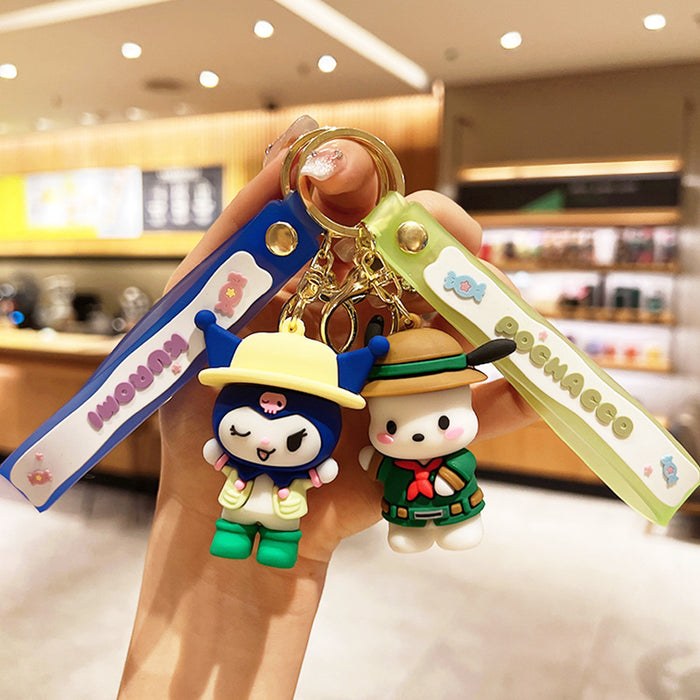 Wholesale Cartoon Doll Silicone Keychain (S) JDC-KC-JuJi006