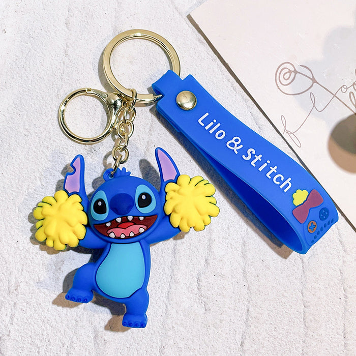 Wholesale Silicone Cartoon Doll Keychain JDC-KC-Qiwei025