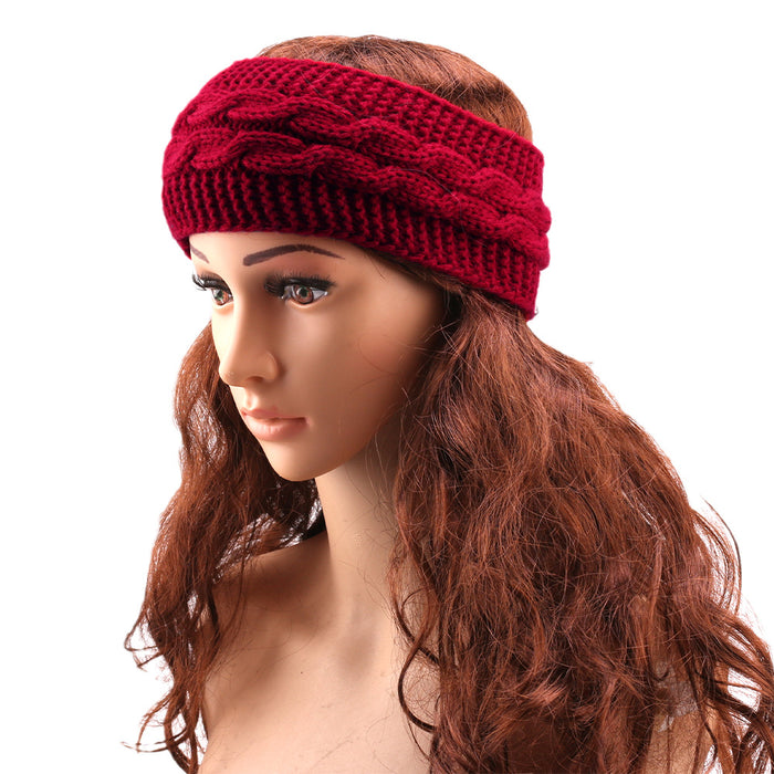 Wholesale autumn and winter wool knitted headband JDC-HD-XQ003