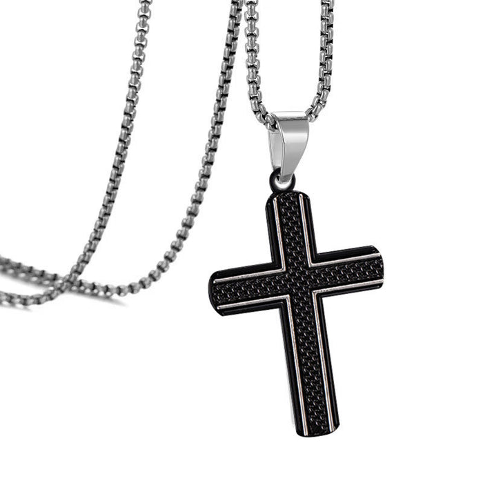 Wholesale Cross Necklace Titanium Steel Chain  sweater chain