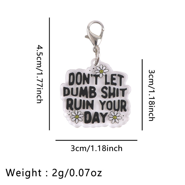 Wholesale Cartoon DIY Mobile Phone Stands acrylic pendant Type-C