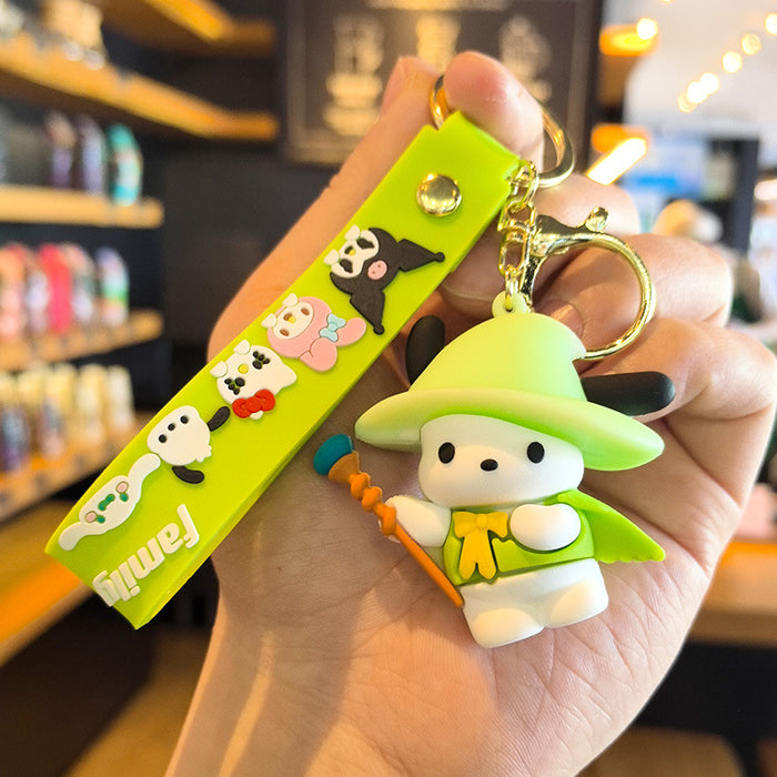 Wholesale Magic Cute Doll Pendant Schoolbag Keyring