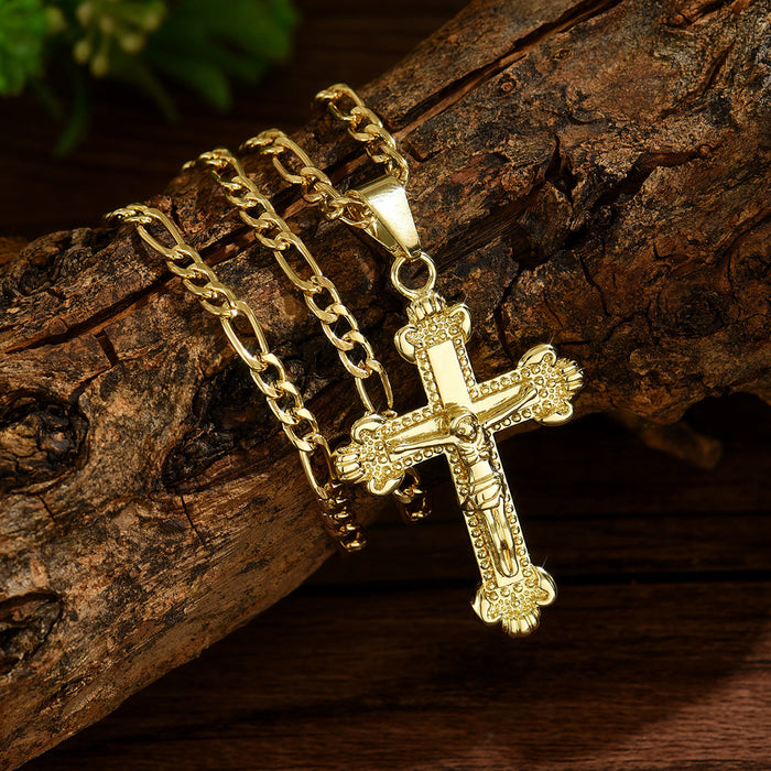 Wholesale unisex cross pendant necklace