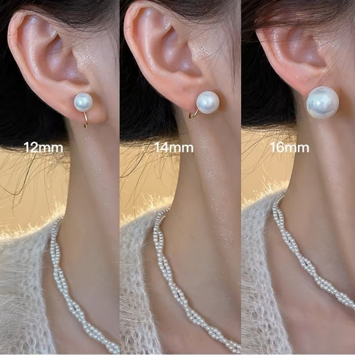 Wholesale Vintage, minimalist, high-end pearl earrings, niche, light luxury, versatile earrings
