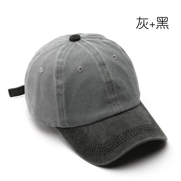 Wholesale  washing old splicing light board baseball cap
