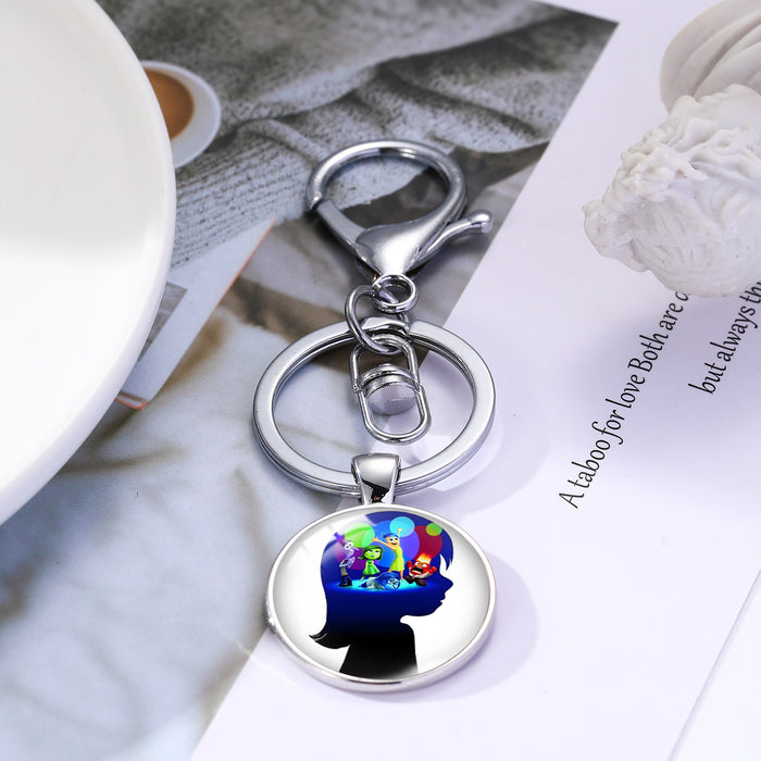 Wholesale Cartoon Time Gem Zinc Alloy Keychain JDC-KC-BS022