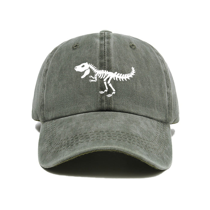 Wholesale New printed baseball cap washed fashionable cotton hat casual duckbill cap