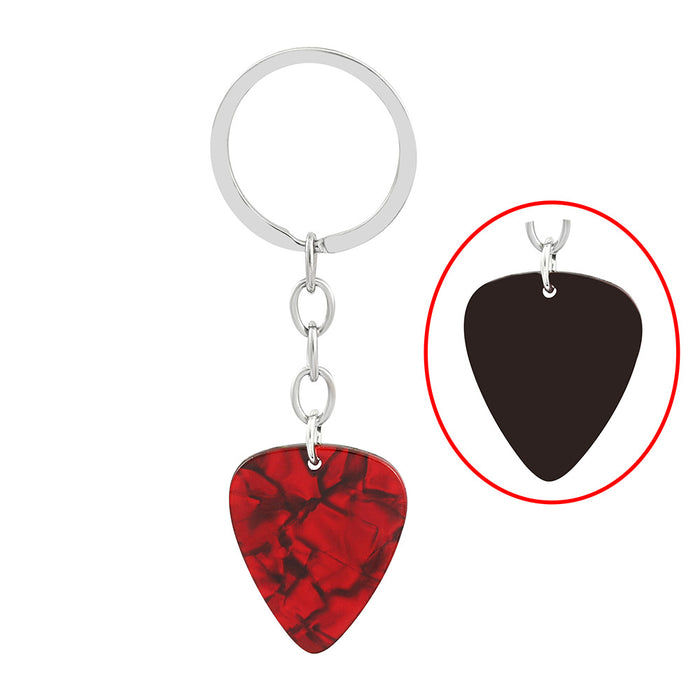 Wholesale Guitar Pick Necklace Party Keychain Earrings Set JDC-NE-ShaoH012