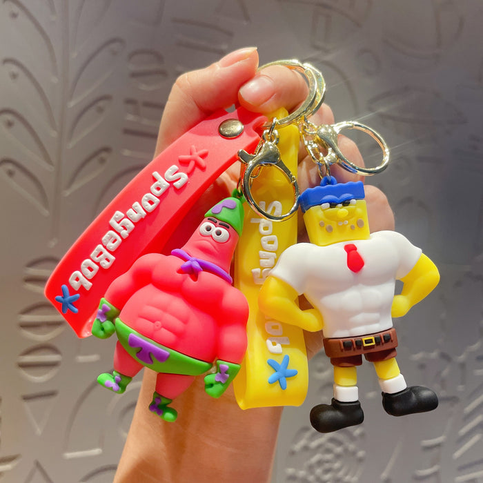 Wholesale Silicone Cute Cartoon Keychain JDC-KC-Chaow006